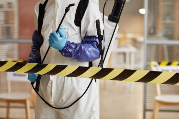 Professional Biohazard technician working in Branch, AR